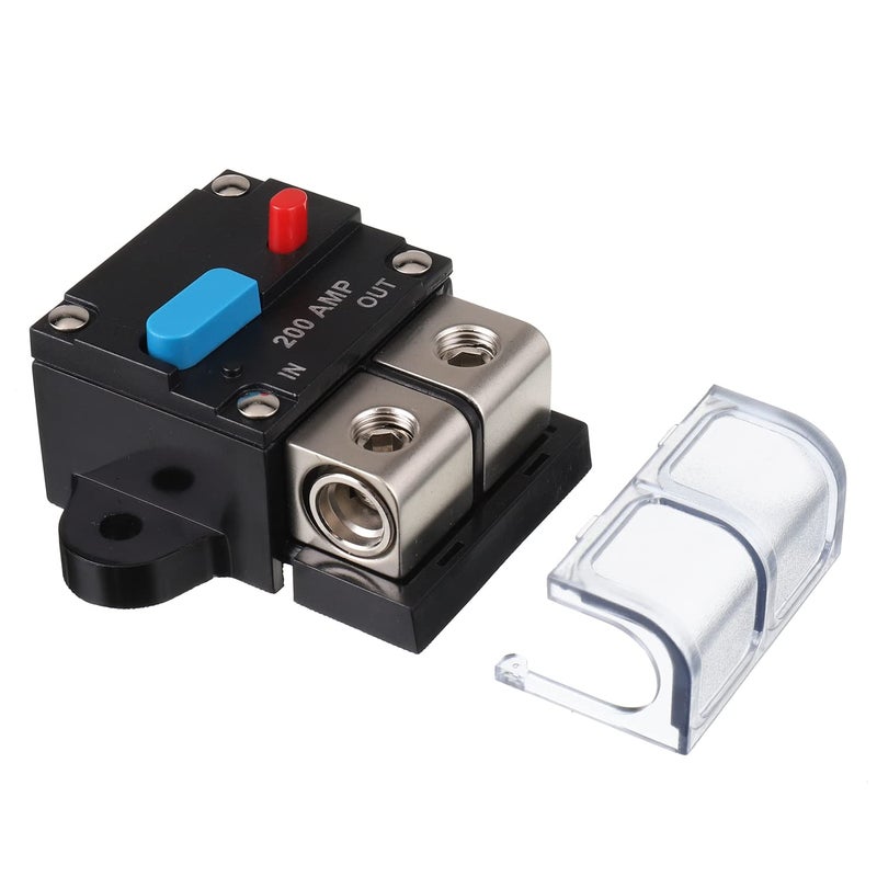 EPLZON 200A Resettable Circuit Breaker - 200 Amp Self Recovery with Manual Reset Button for Car Audio & Amps Protection - Image 2